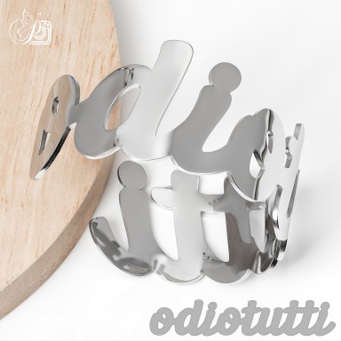 Bracelet "OdioTutti" in stainless steel