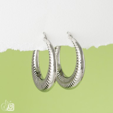 Earrings in stainless steel