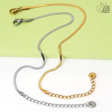 Bracciale snake sottile in acciaio inox