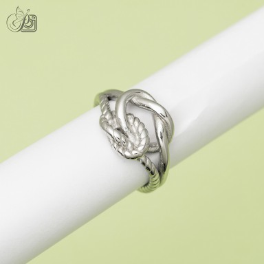 Knot ring in stainless steel